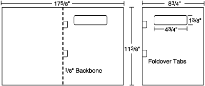 8.75x11.375 Report Cover with Tabs - Image 2