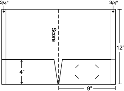 9 x 12 Reinforced Folders - Image 2